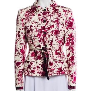 Gucci Floral Blazer Size IT 38 (Size US 2, XS) IMPECCABLE CONDITION - NEW!